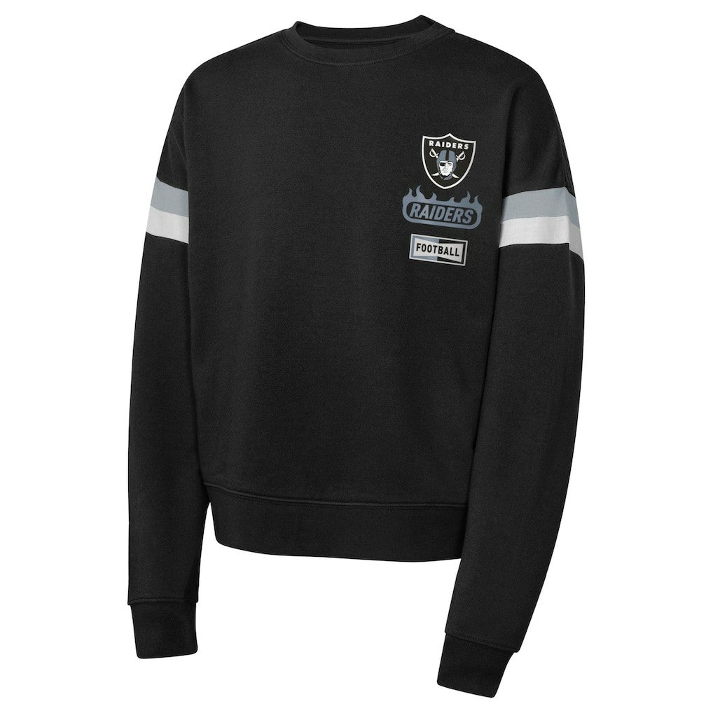 Las Vegas Raiders Girls Eternal Love Pullover Sweatshirt | NFL Online