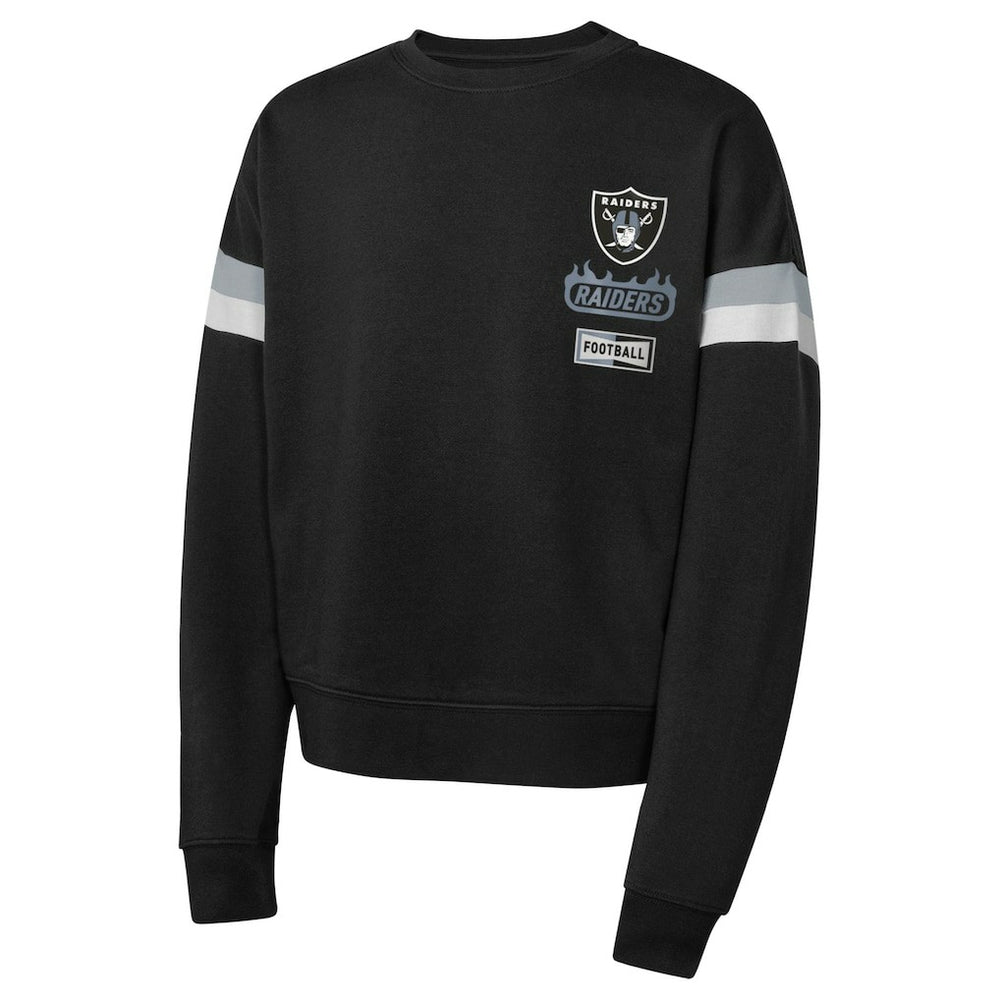 Las Vegas Raiders Girls Eternal Love Pullover Sweatshirt | NFL Online