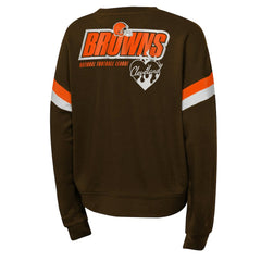 Cleveland Browns Girls Eternal Love Pullover Sweatshirt | NFL Outlet