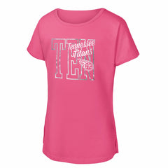 Tennessee Titans Girls Youth Signal Caller Dolman T-Shirt | NFL US