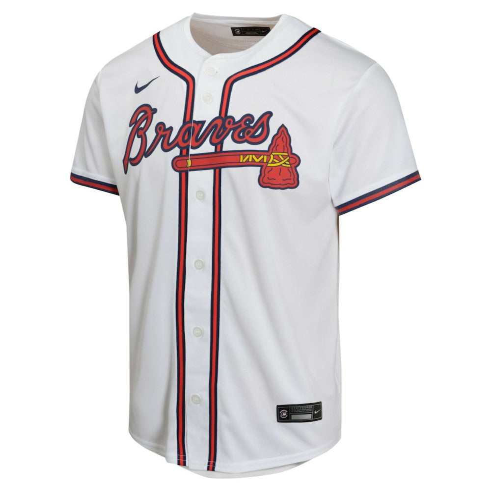 Ozzie Albies Atlanta Braves Nike Youth Home Game Player Jersey - MLB Jerseys