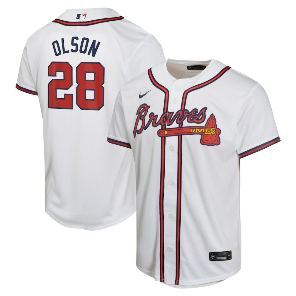 Matt Olson Atlanta Braves Nike Youth Home Game Player Jersey - MLB Jerseys