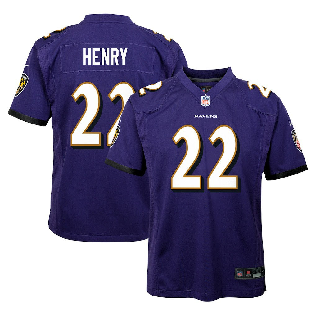 Baltimore Ravens Derrick Henry  Youth Game Jersey | NFL New