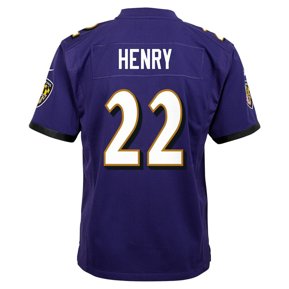 Baltimore Ravens Derrick Henry  Youth Game Jersey | NFL New