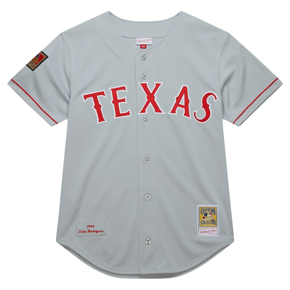 Ivan RodriguezTexas Rangers Mitchell & Ness 1994 Cooperstown Collection Authentic Dark Jersey - MLB Jerseys