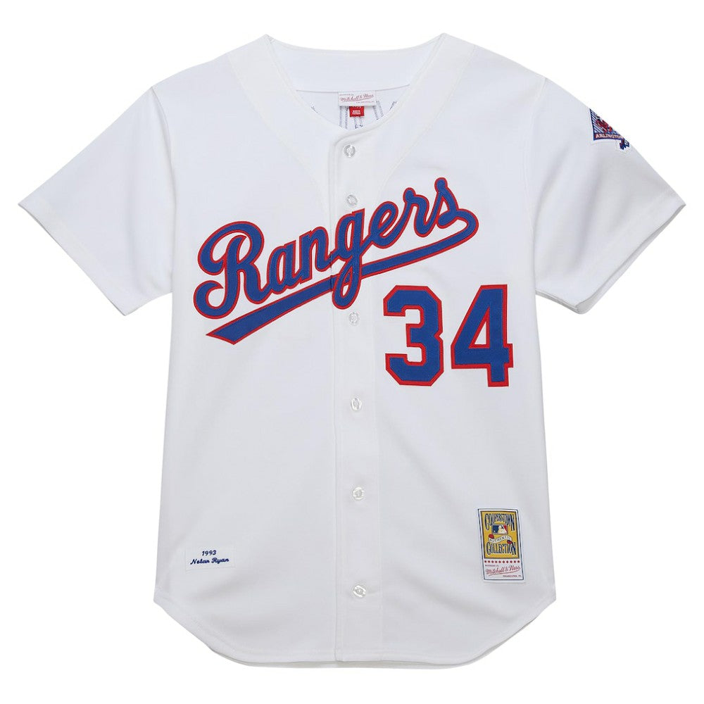 Nolan Ryan Texas Rangers Mitchell & Ness 1993 Cooperstown Collection Authentic Jersey - MLB Jerseys