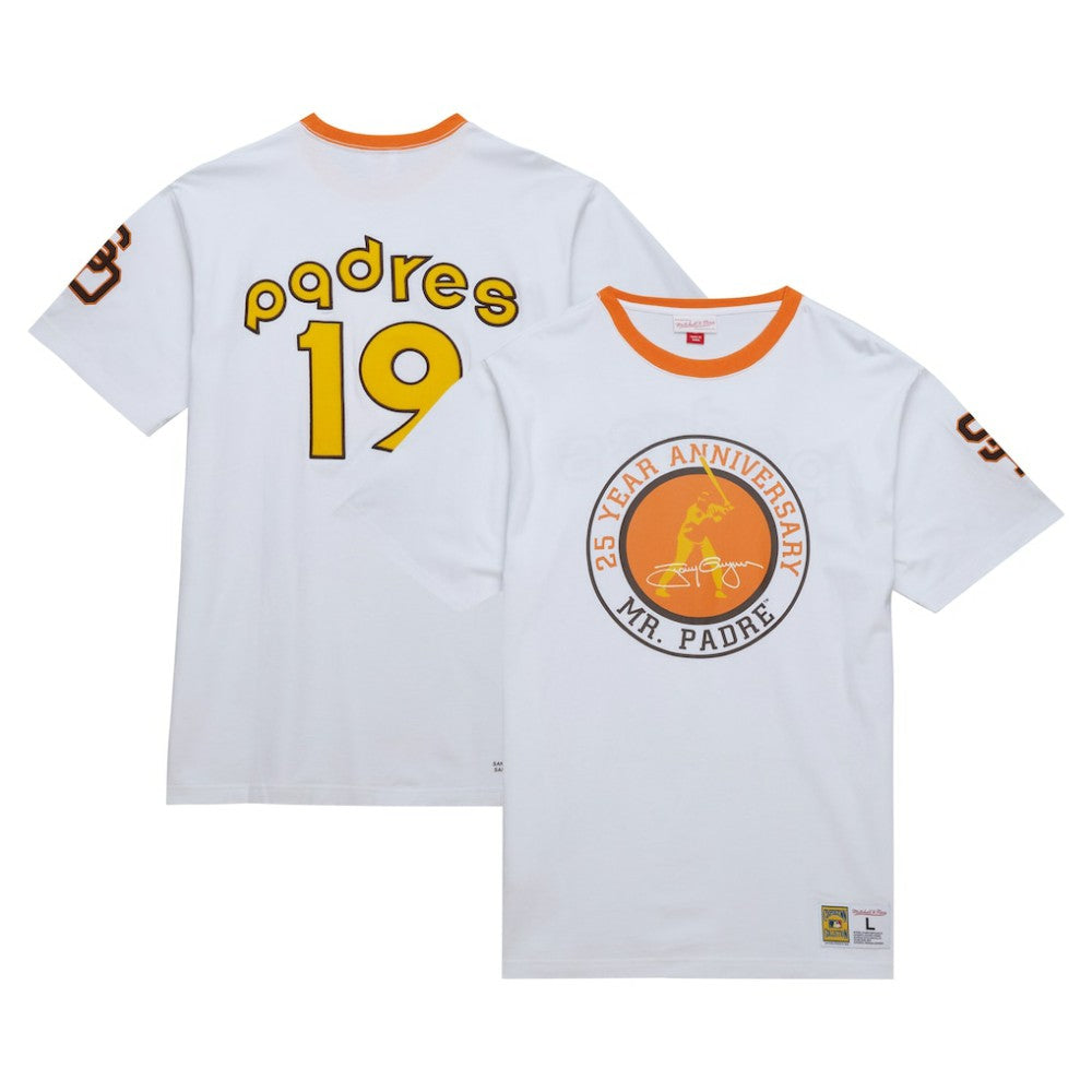San Diego Padres Mitchell & Ness Cooperstown Collection Player Legends Ringer T-Shirt - MLB T-shirts