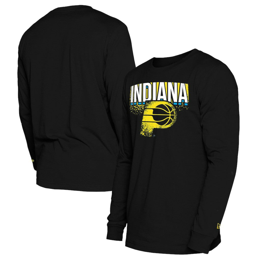 Black Indiana Pacers 2024/25 City Edition Long Sleeve T-Shirt | NBA