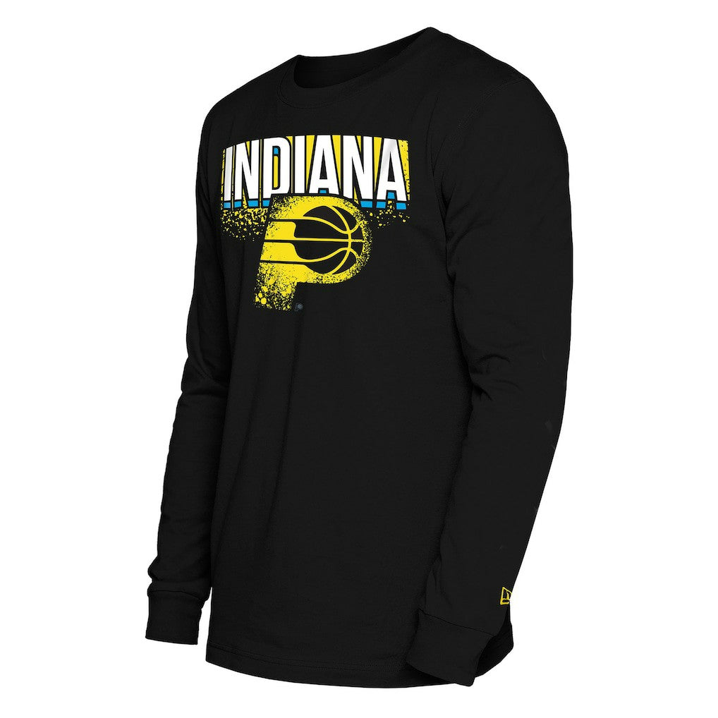 Black Indiana Pacers 2024/25 City Edition Long Sleeve T-Shirt | NBA