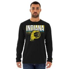 Black Indiana Pacers 2024/25 City Edition Long Sleeve T-Shirt | NBA