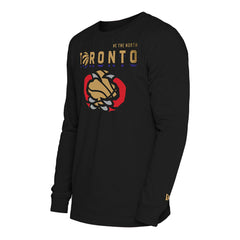 Black Toronto Raptors 2024/25 City Edition Long Sleeve T-Shirt | NBA