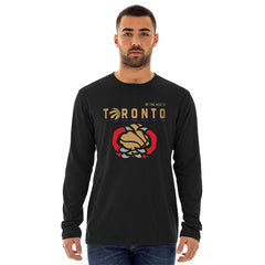 Black Toronto Raptors 2024/25 City Edition Long Sleeve T-Shirt | NBA