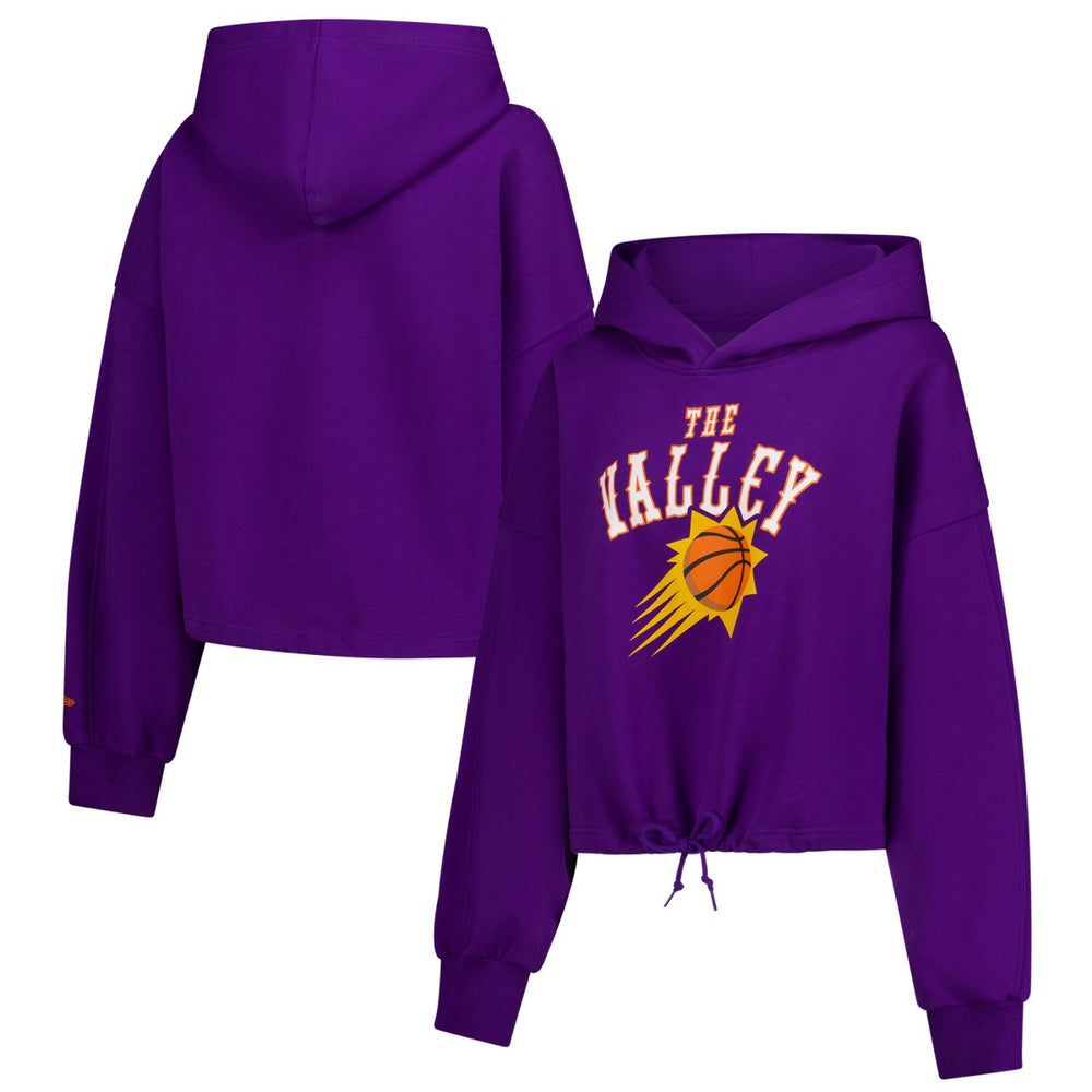 Purple Phoenix Suns Women's 2024/25 City Edition Cropped Pullover Hoodie | NBA