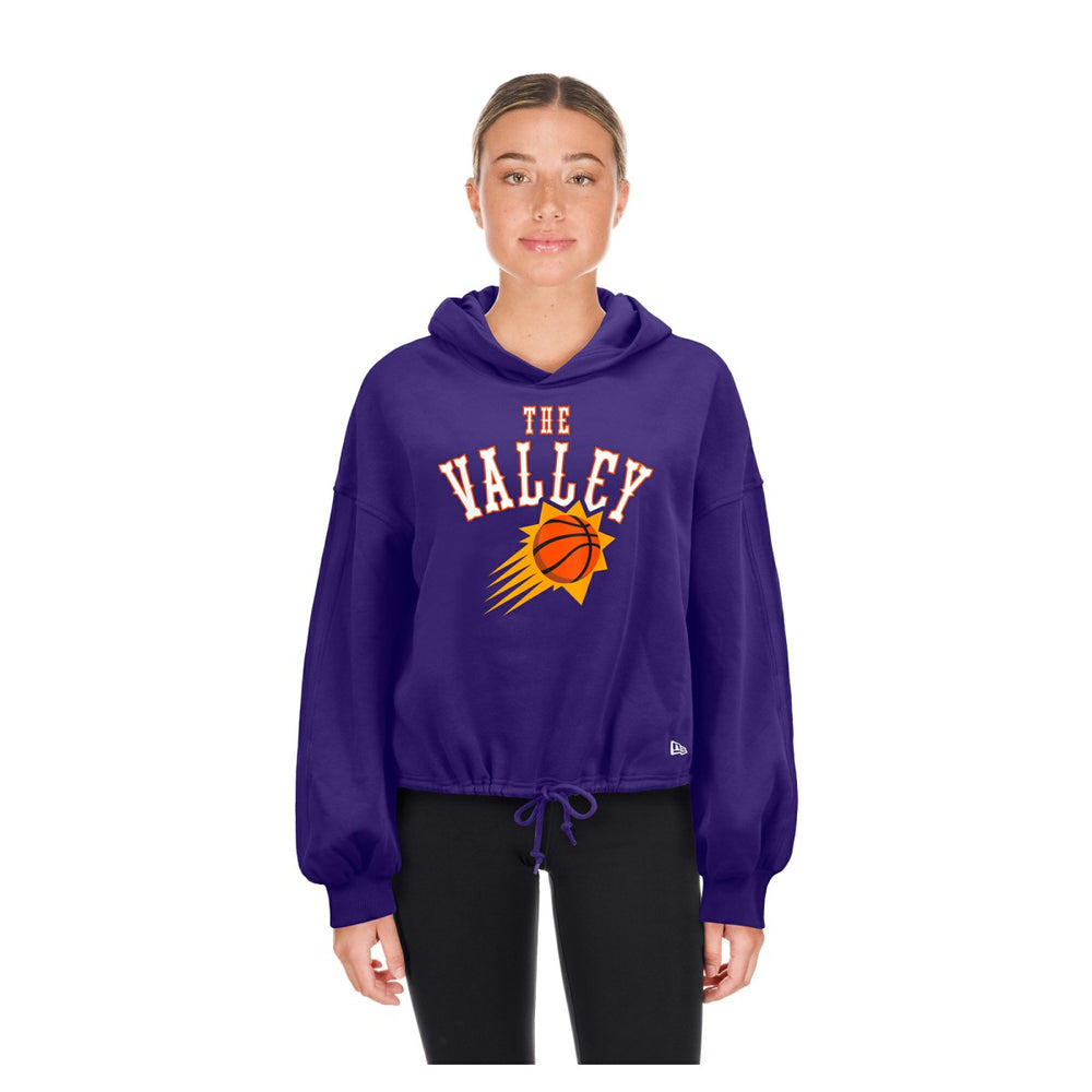 Purple Phoenix Suns Women's 2024/25 City Edition Cropped Pullover Hoodie | NBA