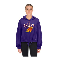 Purple Phoenix Suns Women's 2024/25 City Edition Cropped Pullover Hoodie | NBA