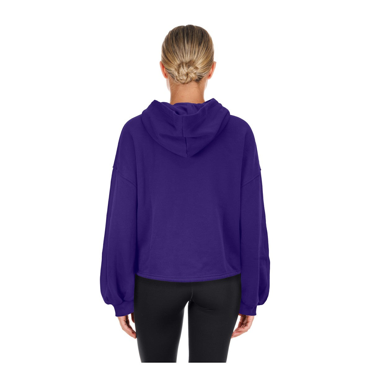 Purple Phoenix Suns Women's 2024/25 City Edition Cropped Pullover Hoodie | NBA