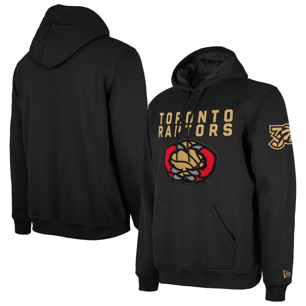 Black Toronto Raptors 2024/25 City Edition Chenille Heavyweight Pullover Hoodie | NBA