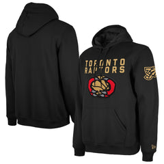 Black Toronto Raptors 2024/25 City Edition Chenille Heavyweight Pullover Hoodie | NBA