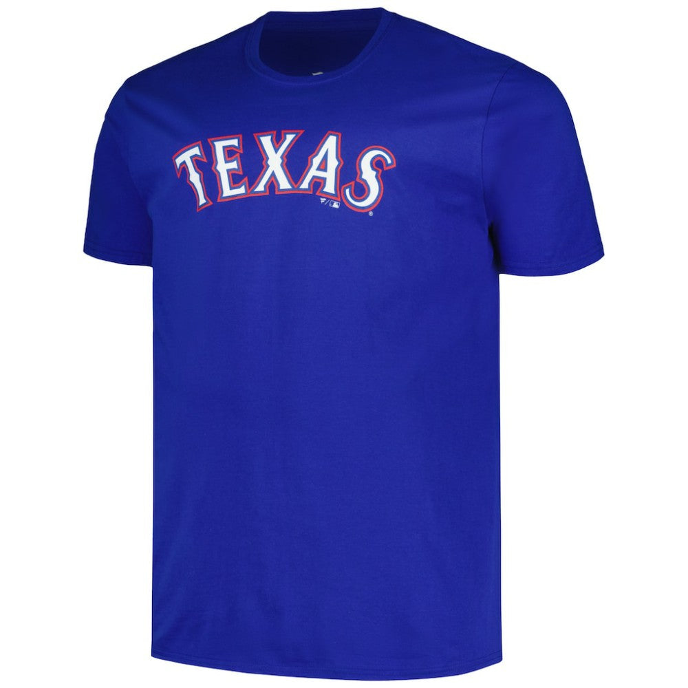 Wyatt Langford Texas Rangers Fanatics Big & Tall Name & Number T-Shirt - MLB T-shirts
