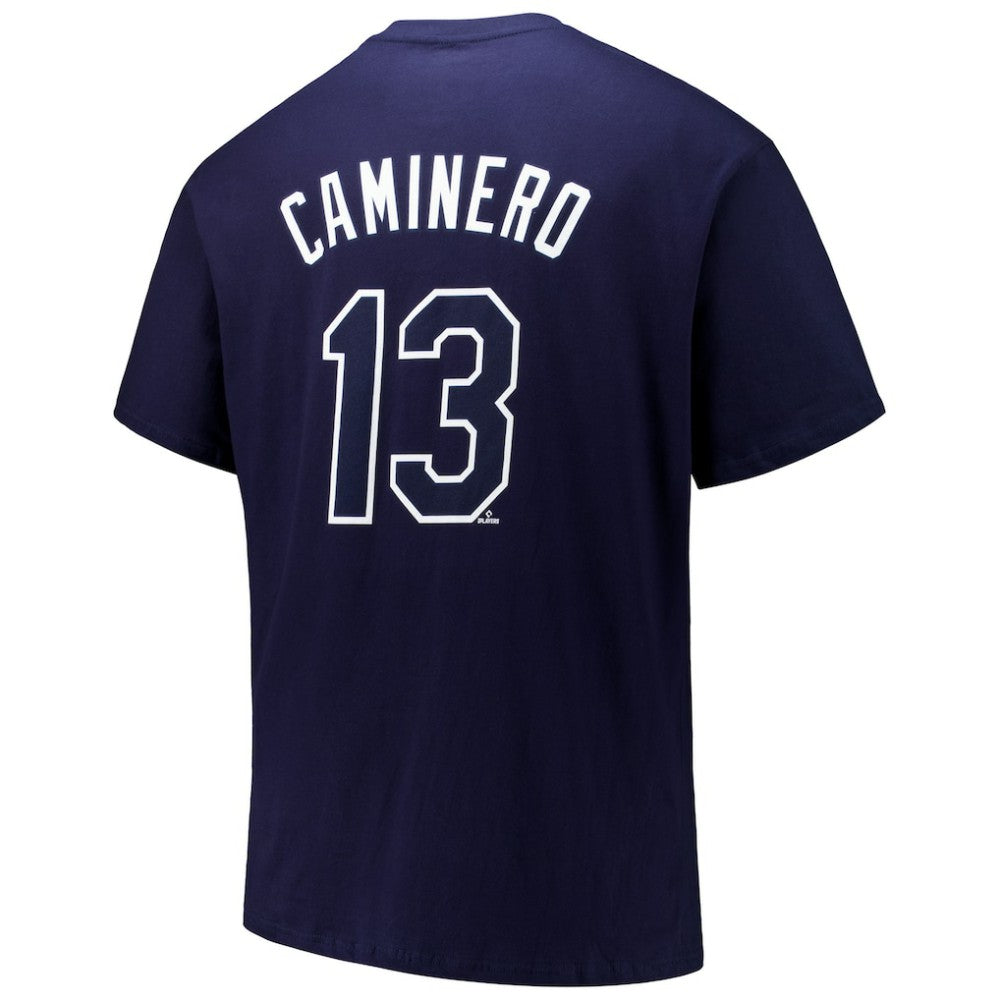 Junior Caminero Tampa Bay Rays Fanatics Big & Tall Name & Number T-Shirt - MLB T-shirts