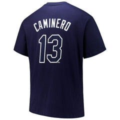 Junior Caminero Tampa Bay Rays Fanatics Big & Tall Name & Number T-Shirt - MLB T-shirts
