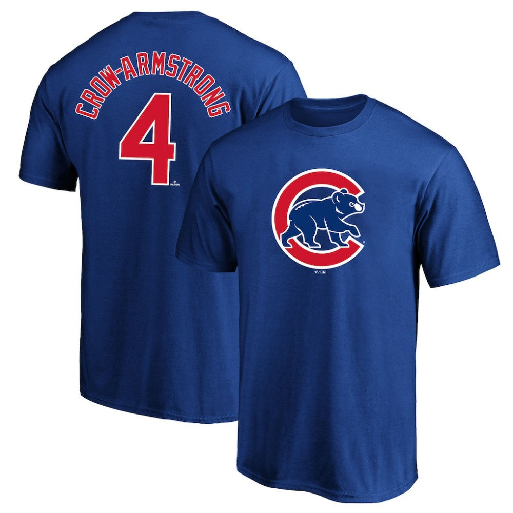 Pete Crow-Armstrong Chicago Cubs Fanatics Big & Tall Name & Number T-Shirt - MLB T-shirts