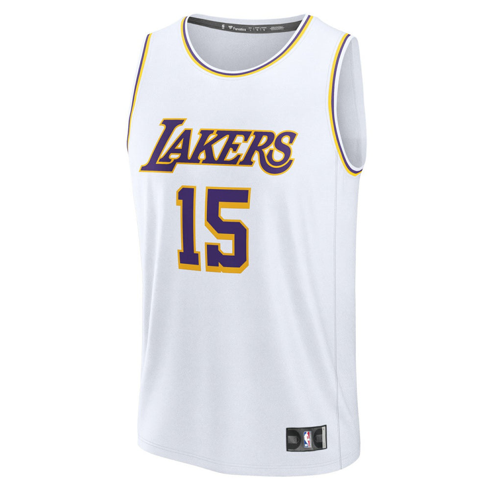 White Austin Reaves Los Angeles Lakers Fast Break Replica Player Jersey | NBA