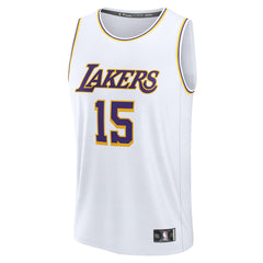 White Austin Reaves Los Angeles Lakers Fast Break Replica Player Jersey | NBA