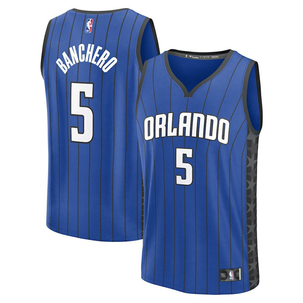 Blue Paolo Banchero Orlando Magic Fast Break Replica Player Jersey | NBA