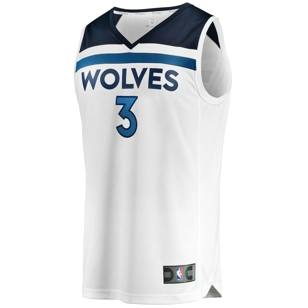 White Jaden McDaniels Minnesota Timberwolves Fast Break Replica Player Jersey | NBA