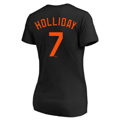 Jackson Holliday Baltimore Orioles Women's Plus Size Name & Number V-Neck T-Shirt - MLB T-shirts