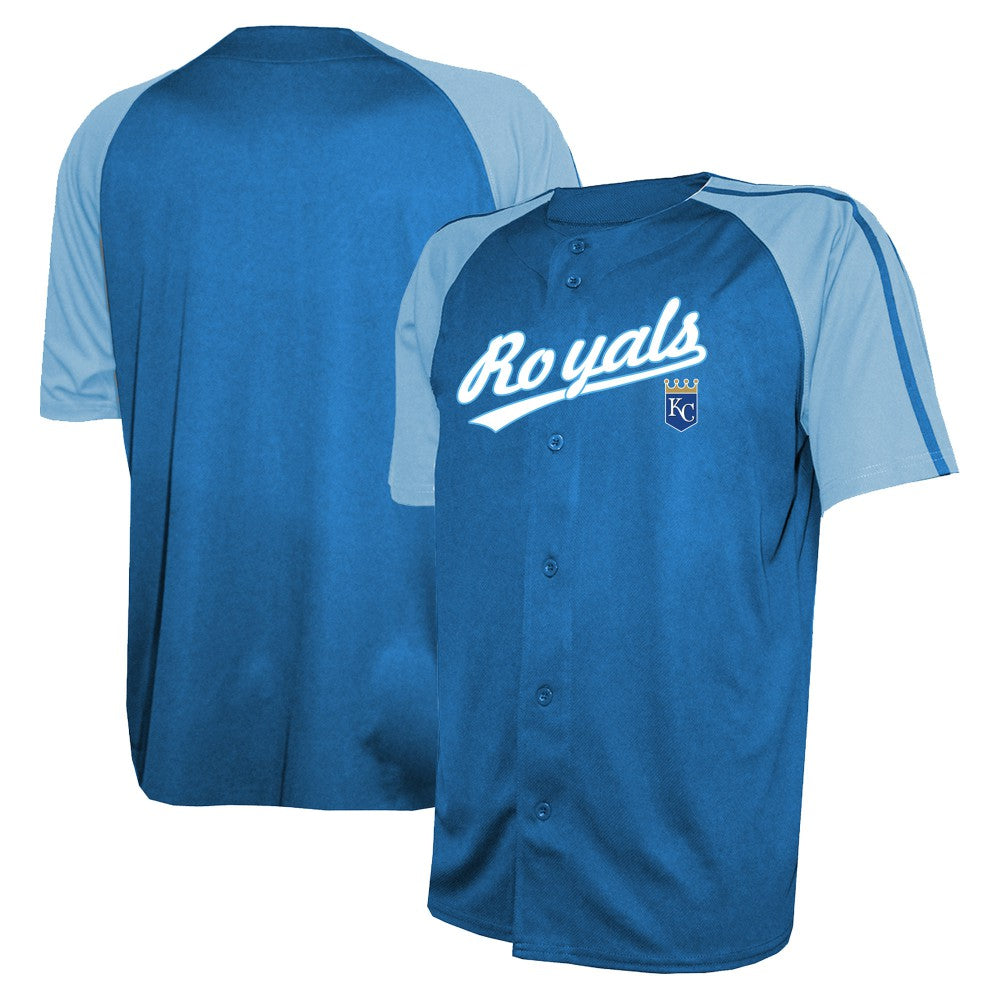 Kansas City Royals Stitches Team Raglan Jersey - MLB Jerseys