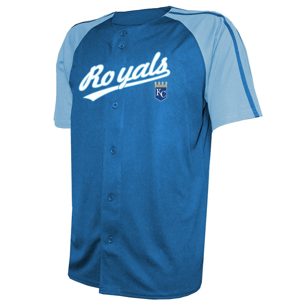 Kansas City Royals Stitches Team Raglan Jersey - MLB Jerseys