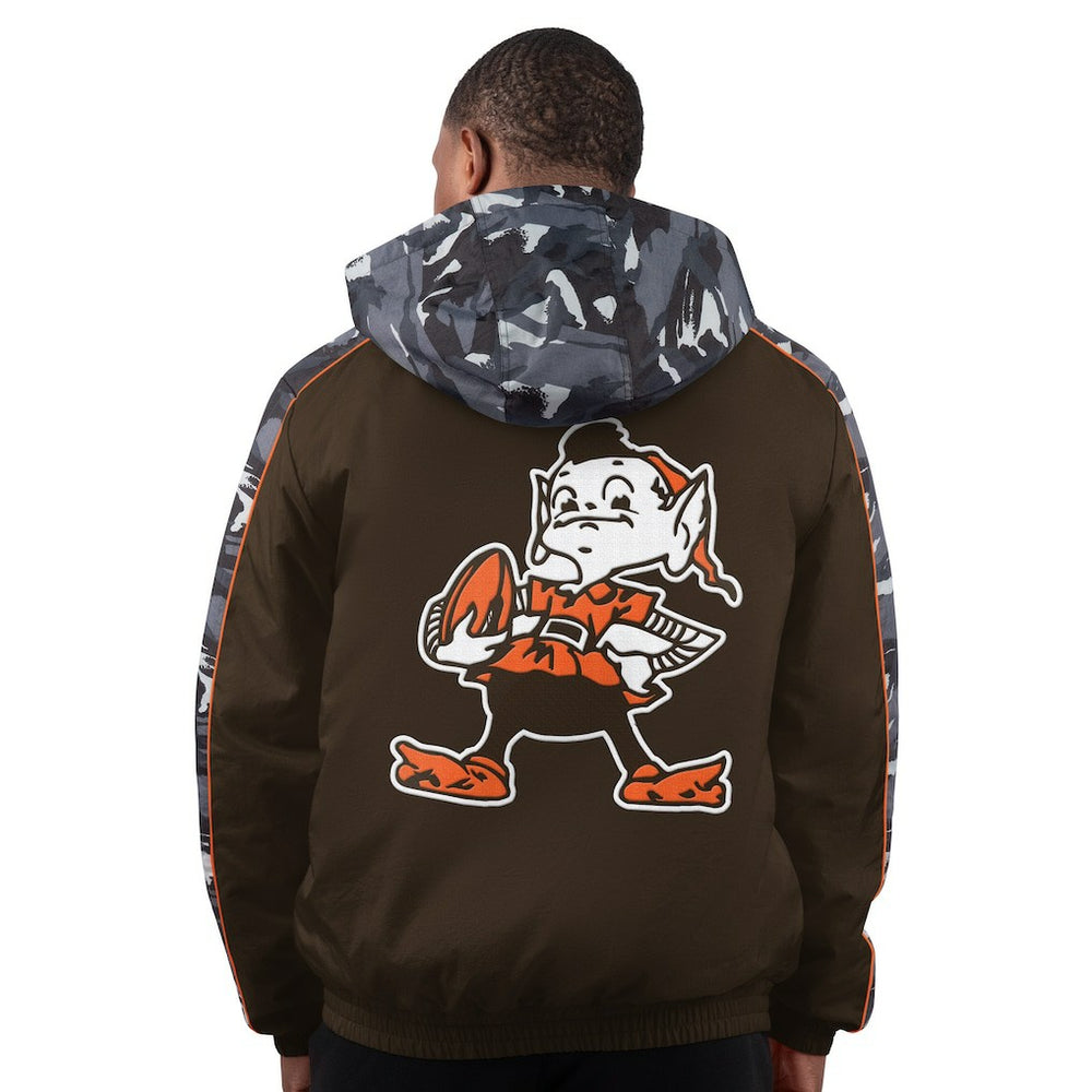 Cleveland Browns Starter Thursday Night Gridiron Full-Zip Hoodie Jacket | NFL Outlet