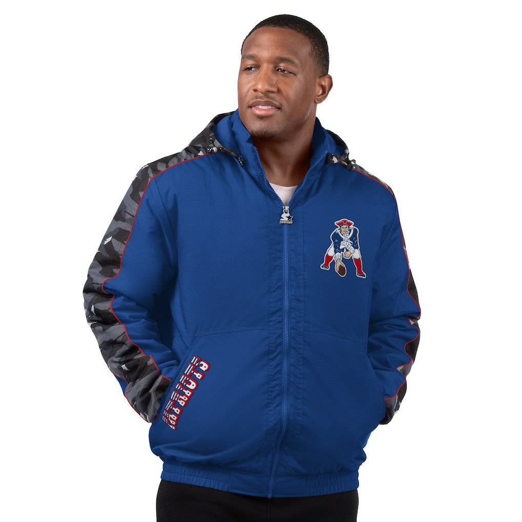 New England Patriots Starter Thursday Night Gridiron Full-Zip Hoodie Jacket | NFL Sale