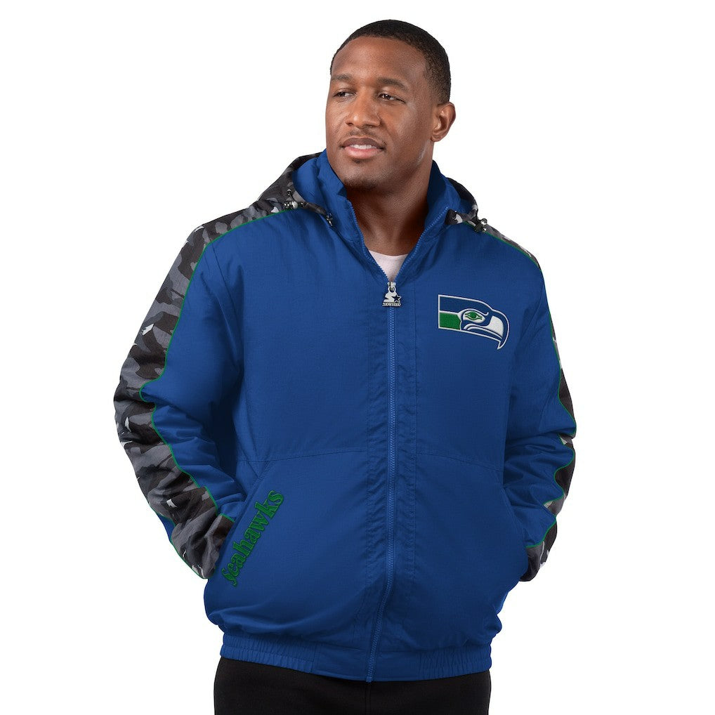Seattle Seahawks Starter Thursday Night Gridiron Full-Zip Hoodie Jacket | NFL On sale