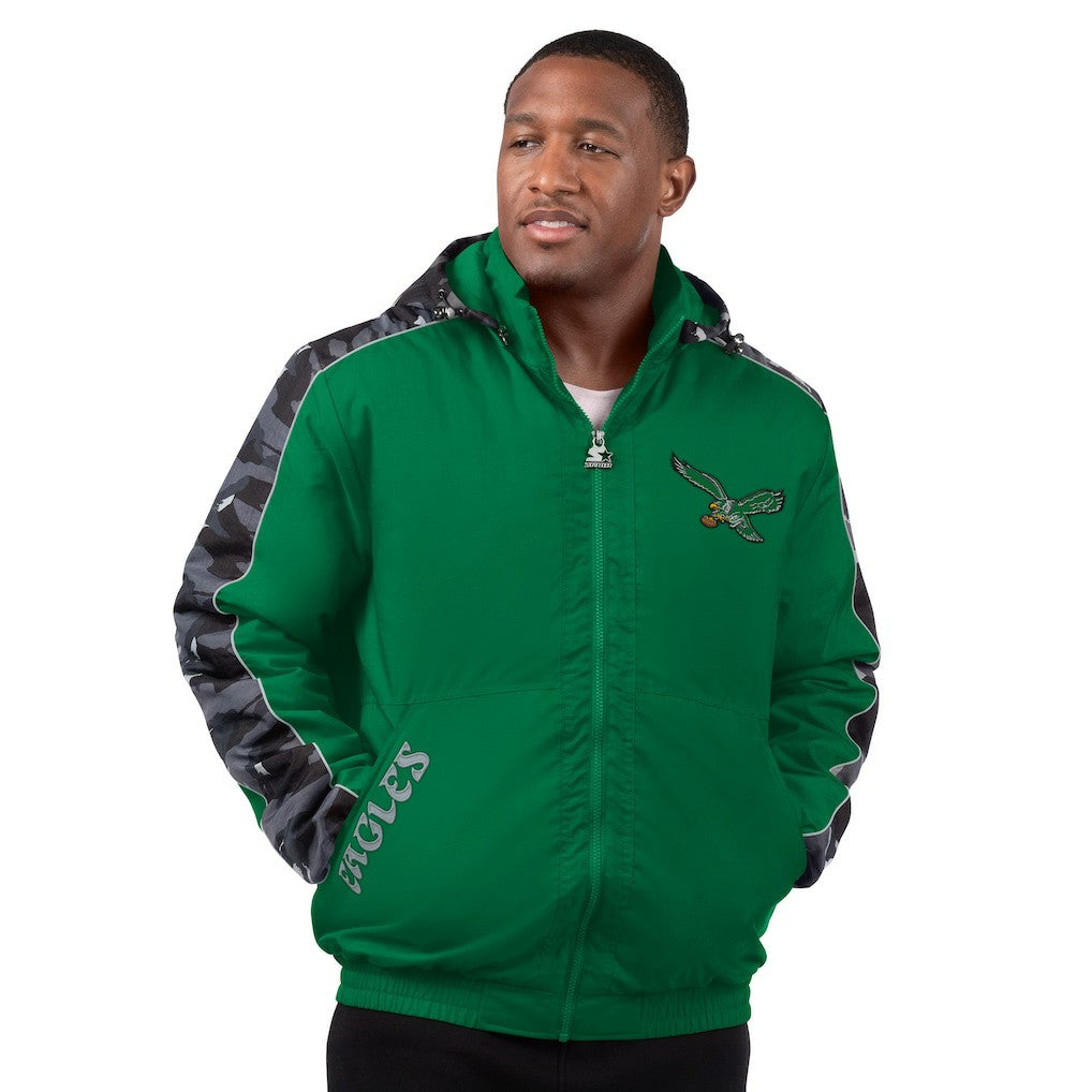 Philadelphia Eagles Starter Thursday Night Gridiron Full-Zip Hoodie Jacket | NFL Hot