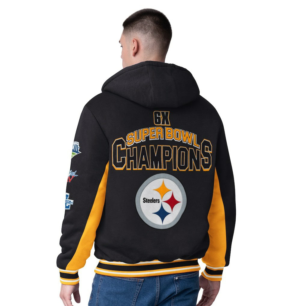 Pittsburgh Steelers G-III Extreme No Huddle Commemorative Full-Zip Hoodie Jacket | NFL Near me