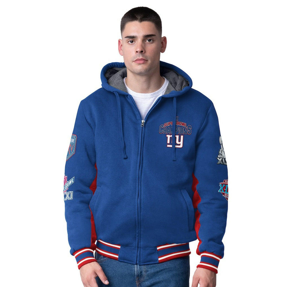 New York Giants G-III Extreme No Huddle Commemorative Full-Zip Hoodie Jacket | NFL New