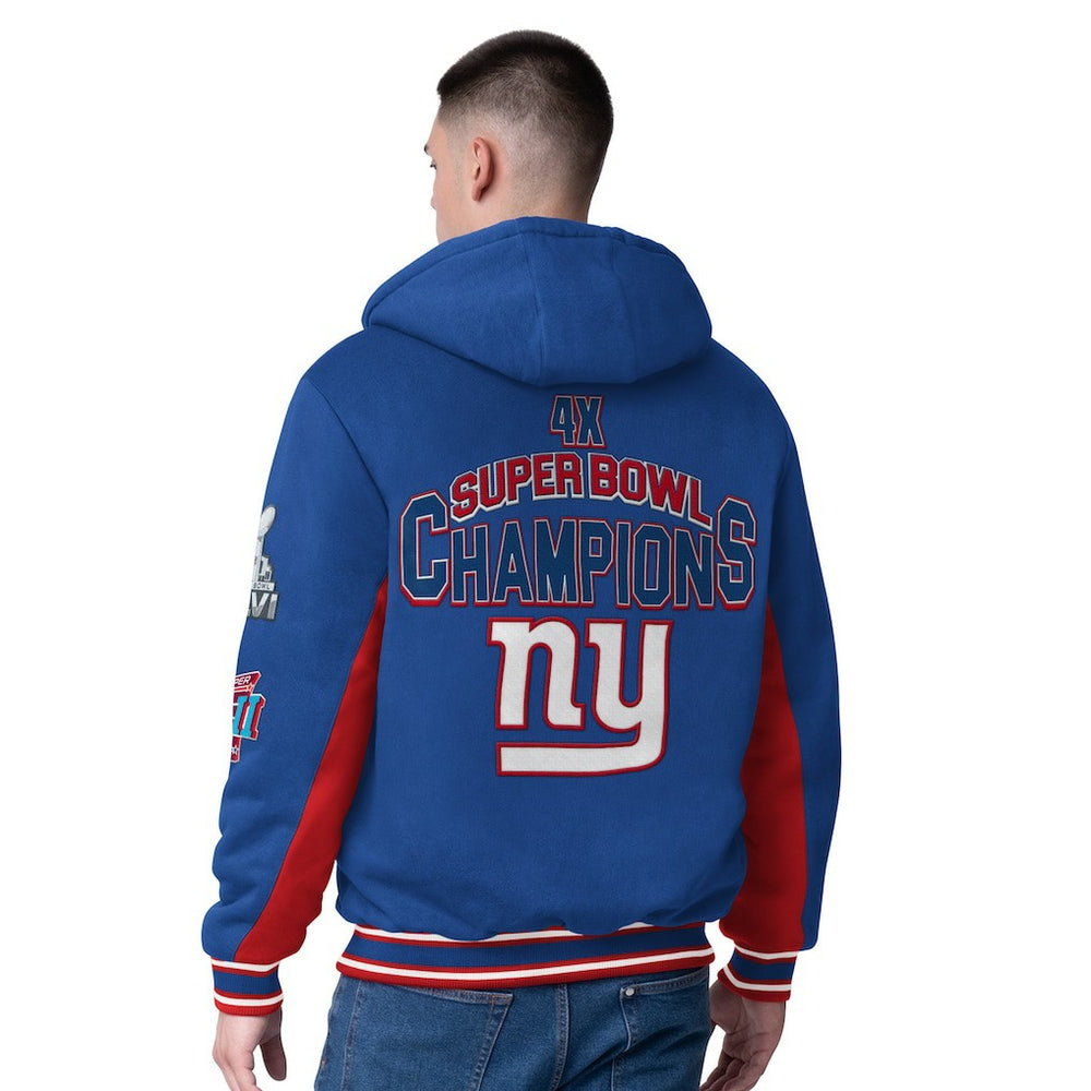 New York Giants G-III Extreme No Huddle Commemorative Full-Zip Hoodie Jacket | NFL New