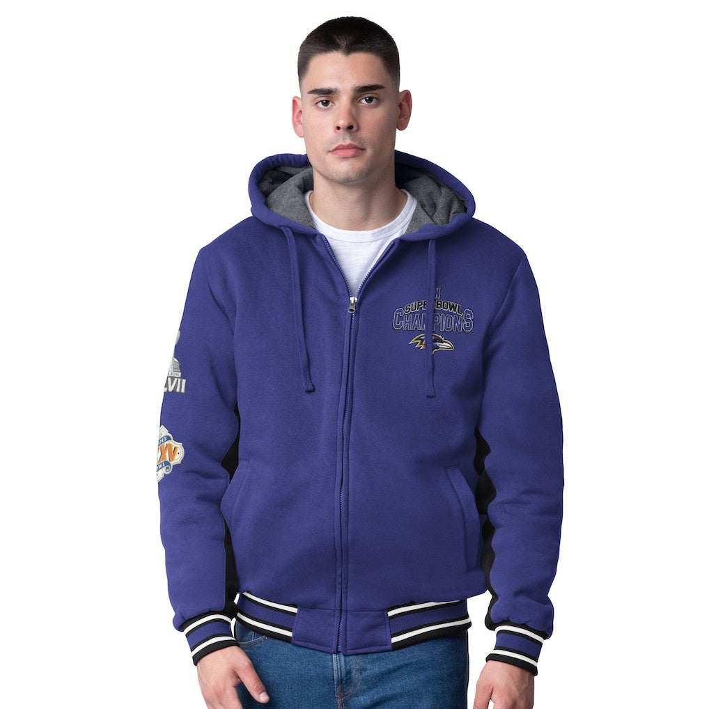 Baltimore Ravens G-III Extreme No Huddle Commemorative Full-Zip Hoodie Jacket | NFL On sale