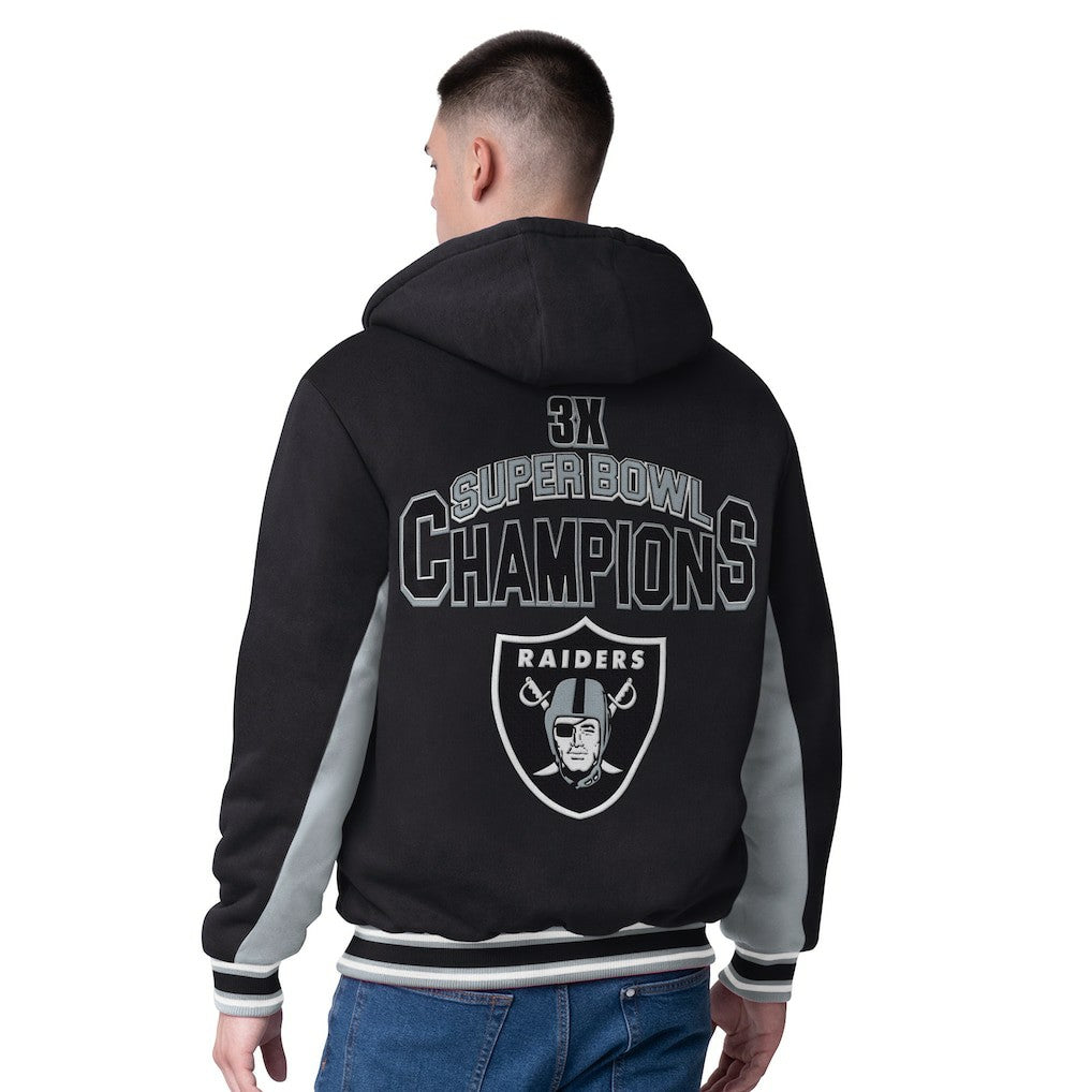 Las Vegas Raiders G-III Extreme No Huddle Commemorative Full-Zip Hoodie Jacket | NFL Outlet