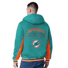 Miami Dolphins G-III Extreme No Huddle Commemorative Full-Zip Hoodie Jacket | NFL Discount
