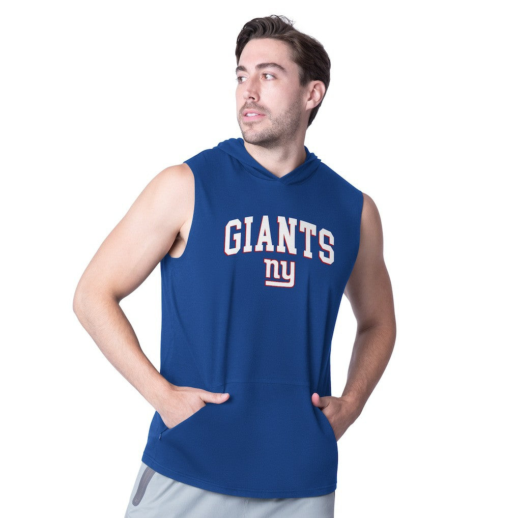 New York Giants MSX by Michael Strahan Action Sleeveless Pullover Hoodie | NFL Online
