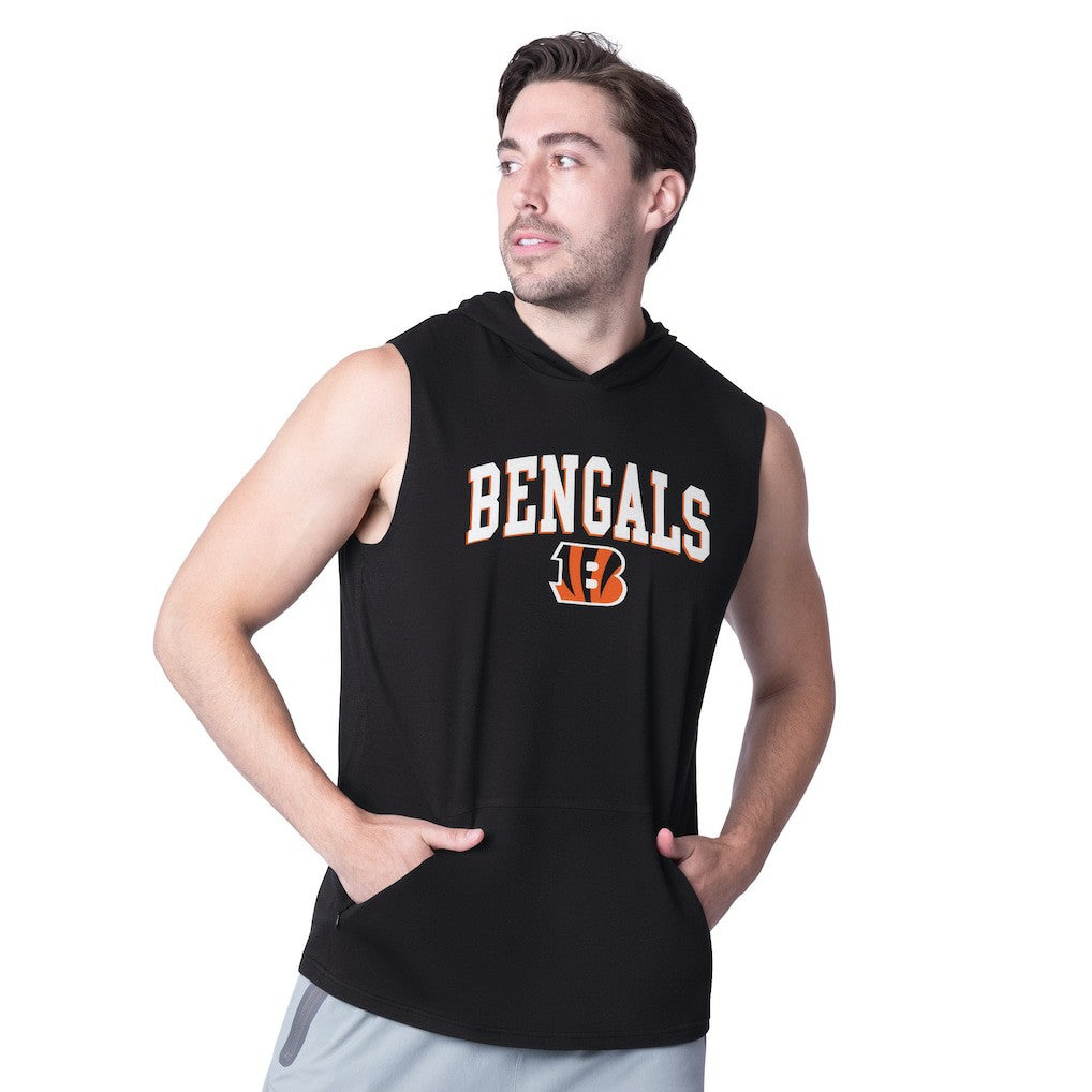 Cincinnati Bengals MSX by Michael Strahan Action Sleeveless Pullover Hoodie | NFL US