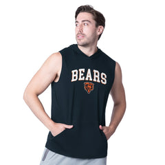 Chicago Bears MSX by Michael Strahan Action Sleeveless Pullover Hoodie | NFL Near me