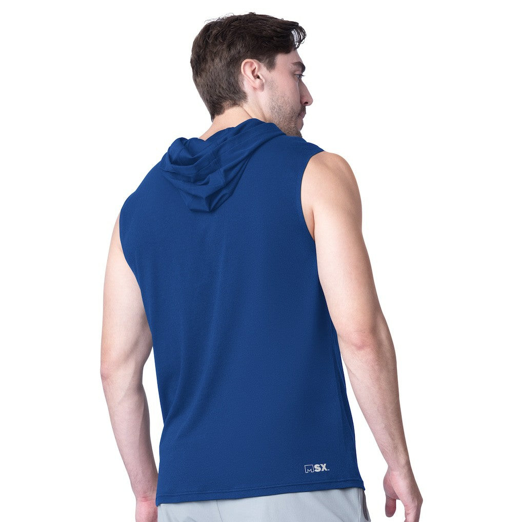 Buffalo Bills MSX by Michael Strahan Action Sleeveless Pullover Hoodie | NFL US