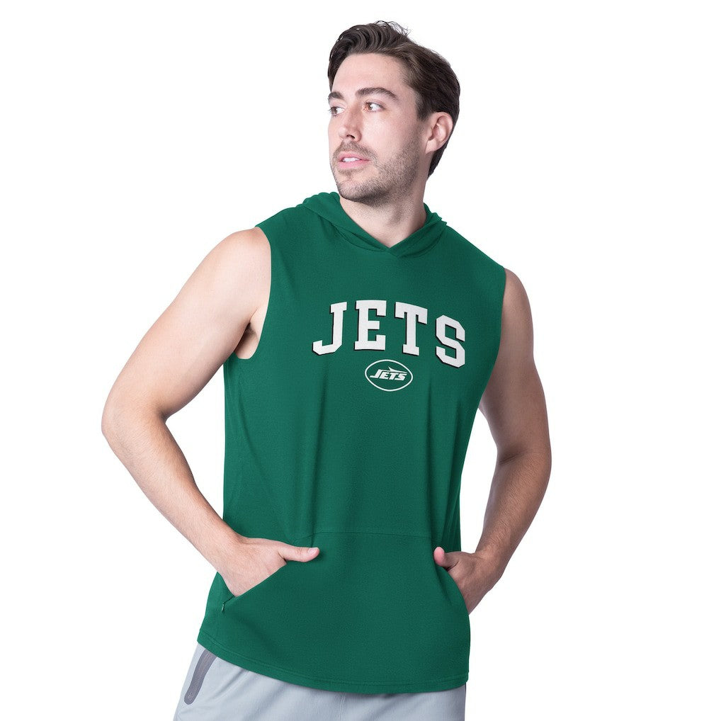 New York Jets MSX by Michael Strahan Action Sleeveless Pullover Hoodie | NFL Online