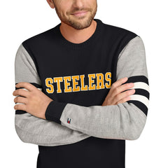 Pittsburgh Steelers Tommy Hilfiger Acrylic Crewneck Pullover Sweater | NFL On sale