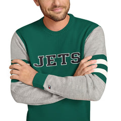 New York Jets Tommy Hilfiger Acrylic Crewneck Pullover Sweater | NFL On sale